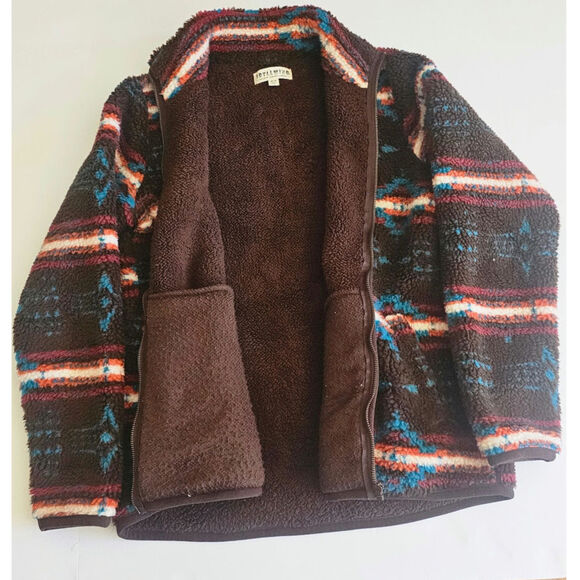 Idyllwind Fueled by Miranda Lambert Fleece Jacket, Aztec Patterns, Full Zip Sz M - Picture 3 of 9